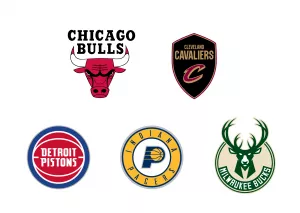 Emblemas da Divisão Central NBA 25-26 