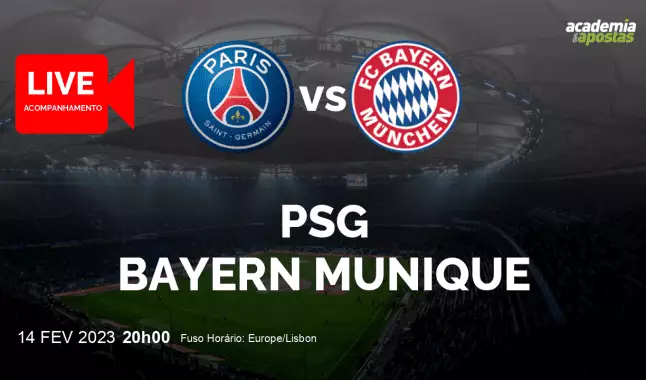 PSG Bayern Munique livestream | UEFA Champions League | 14 February 2023