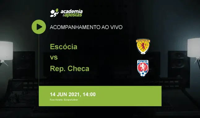 Escócia Chéquia livestream | Campeonato Europeu | 14 June 2021