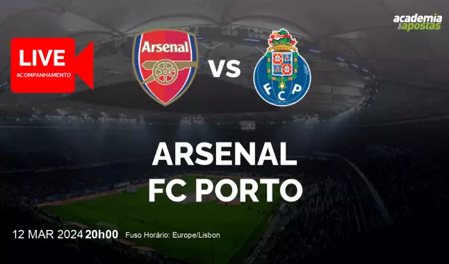 Arsenal FC Porto livestream | UEFA Champions League | 12 March 2024