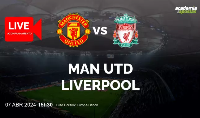 Man Utd Liverpool livestream | Premier League | 07 April 2024