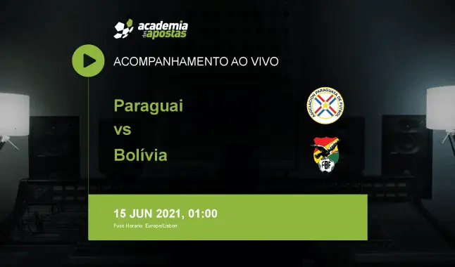 Paraguai Bolívia livestream | Copa America | 15 June 2021
