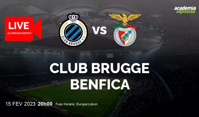 Club Brugge Benfica livestream | UEFA Champions League | 15 February 2023