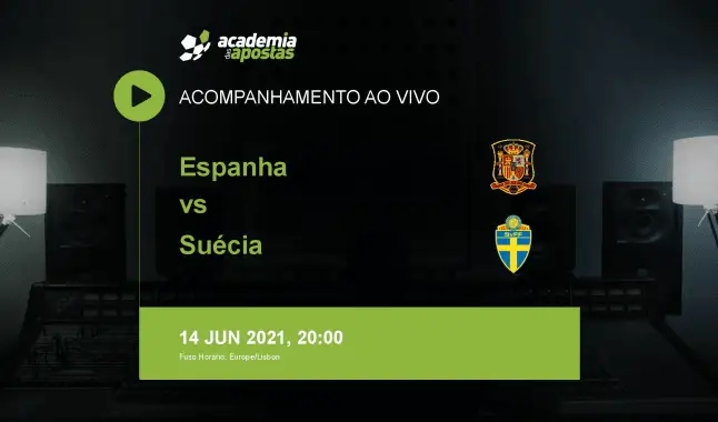 Espanha Suécia livestream | Campeonato Europeu | 14 June 2021