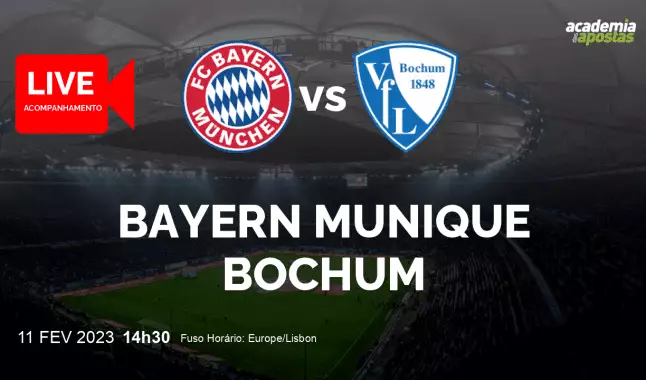 Bayern Munique Bochum livestream | Bundesliga | 11 February 2023