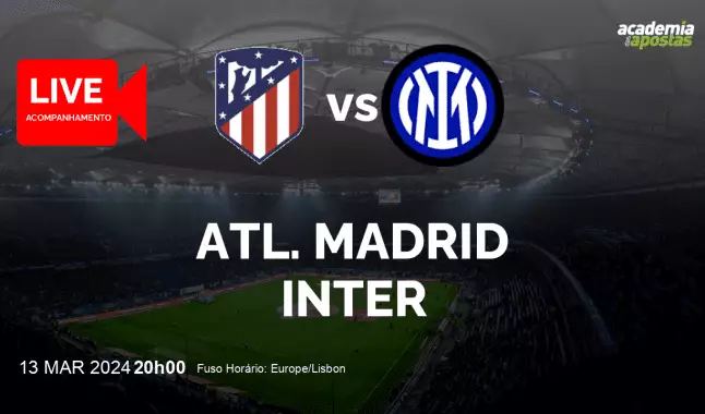 Atl. Madrid Inter livestream | UEFA Champions League | 13 March 2024