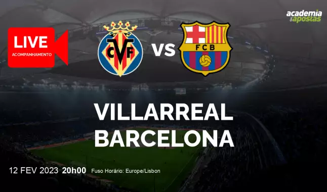 Villarreal Barcelona livestream | Primera División | 12 February 2023